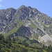 Alpilakopf, rechts der Nordgrat, über welchen man den Gipfel besteigt
