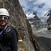 Kris bereit fuer den Vorstieg am Alpendurst