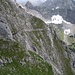 Querung in der steilen Flanke - ebenfalls Zustieg Sulzleklammspitze