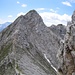 der Gratverlauf zur Kirchlespitze (2302 m) - die letzte Erhebung am zentralen Mittenwalder Höhenweg
