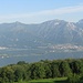Lago di Annone con alle spalle Cornizzolo, Monte Rai, Corno Birone e Corni di Canzo