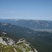 Blick nach Garmisch-Partenkirchen von der Oberen Wettersteinspitze
