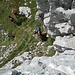 Blick von oben auf die Abkletterstelle (Achtung, es ist höher, als es auf dem Foto wirkt. Springen wäre jedenfalls ungesund))