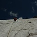 1. Steilstück  gleich zu Beginn des Gletschers