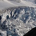 Gletscherabbrüche in westlich der Tierberglihütte
