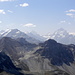 Dent Blanche, ganz hinten Matterhorn Nordwand
