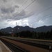 Gewitterstimmung am Bahnhof Eschenlohe