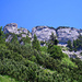 Gipfelaufbau Tschugga – erstaunlich steil und fast mediterran anmutend