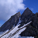 Abgelöste Gauschla – ein Berg wie aus dem Bilderbuch! In der Bildmitte mit dem Schneefeld die Abstiegsrinne