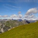 Hornbachkette der Allgäuer Alpen vom Galtseitejoch