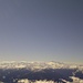 Außergewöhnliches Licht über dem Gebirge (etwas rechts von der Bildmitte Olperer mit Skigebiet)