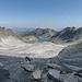 Pizolsattel: Gletscher und Wildsee