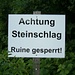 Aha, eigentlich dürfte man nicht zur Burgruine Neu Schauenburg (600,6m)! 