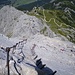 Aus der Alpspitzferrata, Blick Richtung Osterfelderkopf