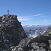 Gipfel mit den Walliser Alpen