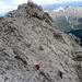Mittelschwierigere Klettersteige uber den Ostgrat der Saas Rigais