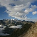 Gitschberg mit Blick zu den Zillertaler Alpen mit dem Hochfeiler in der Mitte
