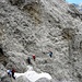 Mittelschwierigere Klettersteige uber den Ostgrat der Saas Rigais 