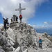 Am Gipfel der Saas Rigais, 3025m, 3,5 Stunden von Bergstation der Col Raiser.