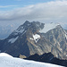 Lagginhorn mit S-Grat, dahinter Fletschhorn