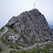 Der Gipfelgrat der (Ammergauer) Kreuzspitze
