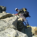 Darren on the first rock climb
