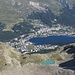 Tiefblick auf St. Moritz...