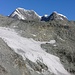 Le glacier de Crête Sèche et le Grand Combin en arrière plan