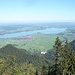 Blick auf den Forggensee und Schloß Neuschwanstein