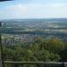 Aussicht vom Turm nach Lenzburg (405m).