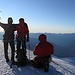 Mont Blanc Gipfel...was man auf dem Foto nicht sieht, es war saukalt!!!