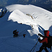 Abstieg vom Mont Blanc