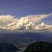 ein Sturm ueber dem Himmel von Lugano