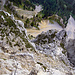 Schöner Ausblick vom Friedberger Klettersteig in die Tiefe