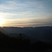 Sonnenuntergang über der Reiteralpe und Chiemgauer Gipfeln