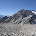 La Becca Faudery (3307 m.) et le glacier l'Aroletta vus du Col de Chardonnay