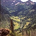 gut zu überblicken: der Verlauf des Hindelanger Klettersteigs oben am Grat vom Nebelhorn aus nach links