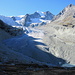 Glacier de Moiry mit Ptes. de Mourti 3564, Pte. de Moiry 3306m