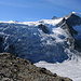 Glacier de Moiry mit Dent des Rosses 3613m, Pointes de Mourti 3564m