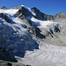 Glacier de Moiry mit  Dent des Rosses 3613m, Pointes de Mourti 3564m, Tsa de l´Ano 3368m