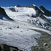 Glacier de Moiry mit Dent des Rosses 3613m, Pointes de Mourti 3564m
