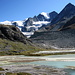Glacier de Moiry mit Ptes. de Mourti 3564, Pte. de Moiry 330