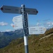 Sattel zwischen den beiden nahen Gipfeln "Versalspitze und Agustenberg"