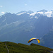 Im Südwesten grüßen die Berner Alpen mit Ihrem Höchten Gipfel - dem Finsteraarhorn- herüber.