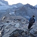 Endlos scheinender Abstieg über Geröll vom Gr. Bigerhorn zur Bordierhütte