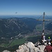 Alpspitze, Blick nach Garmisch