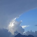 Gewitterturm mit Amboss über dem Obergabelhorn - wenn wir da bloss nicht reinkommen...