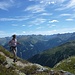 Birgit auf dem "Silvretta -Gebirgswanderweg"