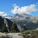 bildschön, der Ausblick zur Kette vom Salbitschijen zum Meiggelenstock (rechts nicht mehr sichtbar) und zur Sustenhorn-Gruppe