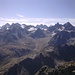Aussicht zu den höchsten Gipfeln der Silvretta